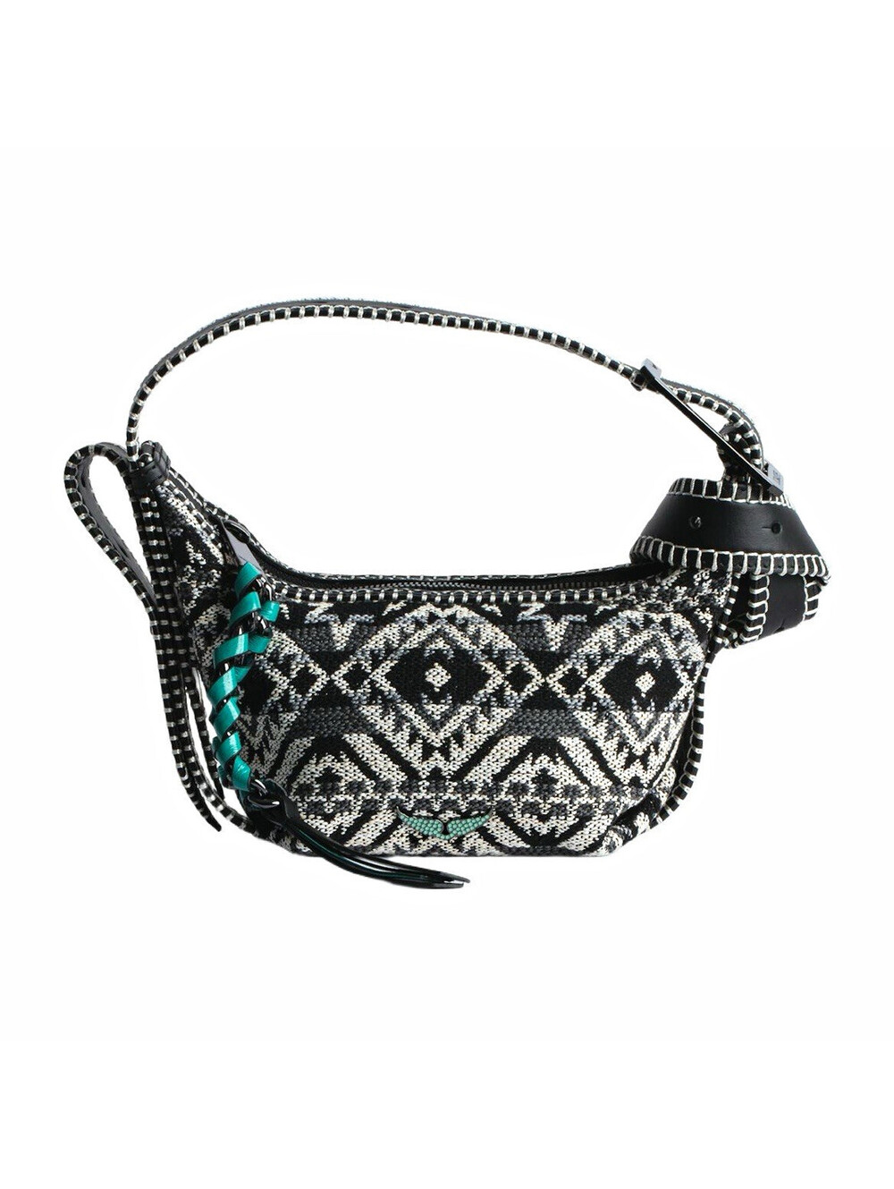 Zadig & Voltaire Le Cecilia XS Folk Jacquard Bag NWOT